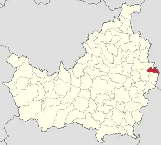 Localizarea comunei în județul Cluj