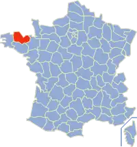 Poziția regiunii Côtes-d'Armor