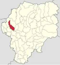 Localizare în cadrul județului