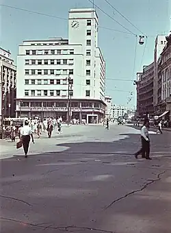 Calea Victoriei, vedere spre Piața Revoluției, 1962