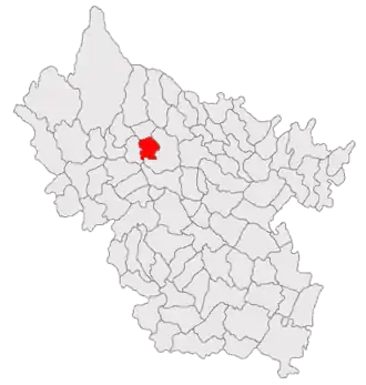 Poziția localității Cănești