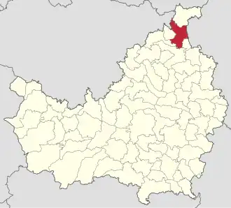 Localizarea comunei în județul Cluj