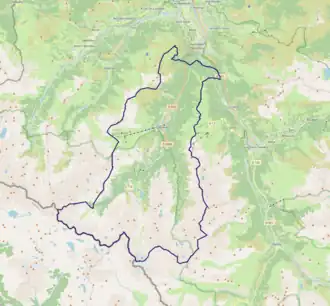 Poziția localității Cauterets