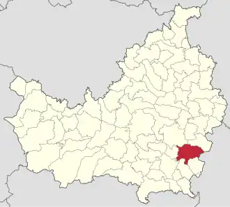 Localizarea comunei în județul Cluj