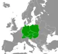 Europa Centrală conform CIA World Factbook