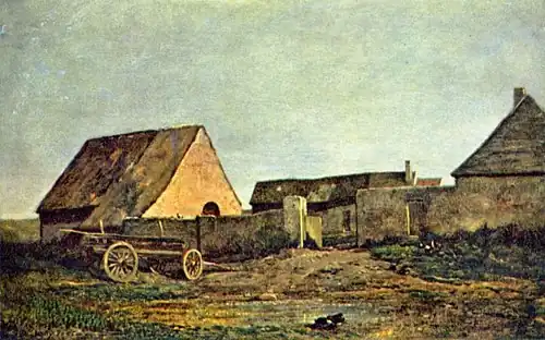 Charles-François Daubigny: Fermă, 1855