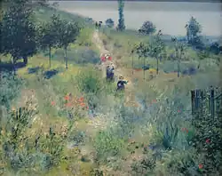 Renoir, Chemin montant dans les hautes herbes, 1876-1877