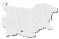 Poziția localității Cepelare