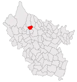 Poziția localității Chiliile