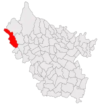 Poziția localității Chiojdu