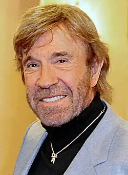 Chuck Norris, actor, artist în arte mațiale, producător de film și scenarist american