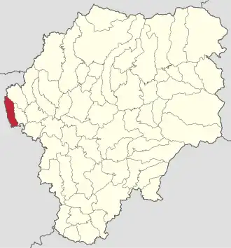 Poziția localității Ciceu-Mihăiești