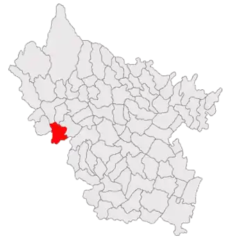 Poziția localității Cislău