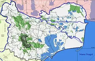 Poziția localității Ciucurova