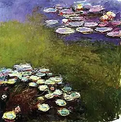 Claude Monet, Nuferi, 1916, Musée Marmottan⁠(fr)[traduceți], Paris