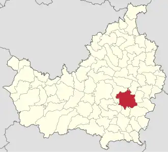 Localizarea comunei în județul Cluj