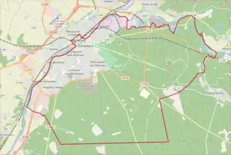 Poziția localității Compiègne