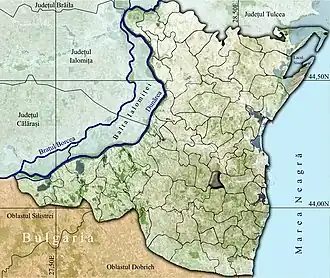 Amplasarea în cadrul județului