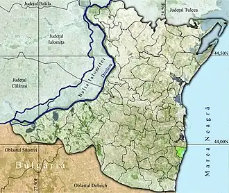 Poziția localității Costinești