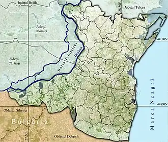 Amplasarea în cadrul județului