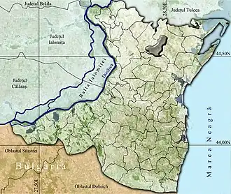 Amplasarea în cadrul județului