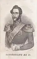 Alexandru Dimitrie Ghica(litografie - 1837)