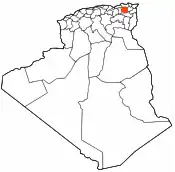 Poziția localității Constantina