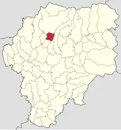 Localizare în cadrul județului