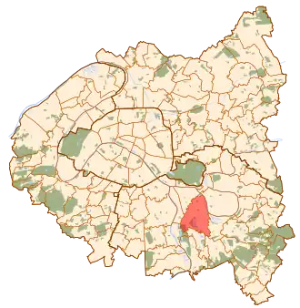 Poziția localității Créteil