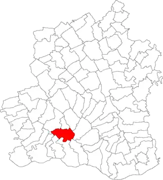 Poziția localității Crângu