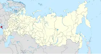 Amplasarea Crimeii față de Rusia