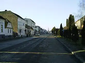 Piața Libertății din Cristuru Secuiesc