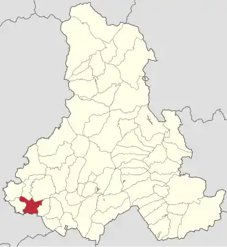 Poziția localității Cristuru Secuiesc