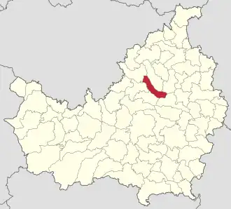 Localizarea comunei în județul Cluj