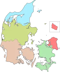 Regiunile Danemarcei