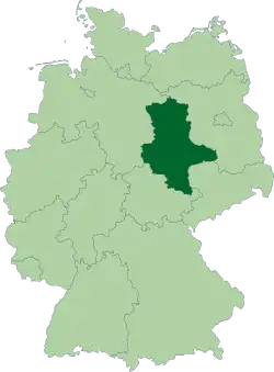 Poziția regiunii Landul Saxonia-Anhalt (Sachsen-Anhalt)