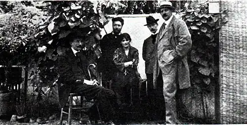 Ștefan Popescu, Mișu Teișanu cu soția, Dimitrie Paciurea, Jean Steriadi