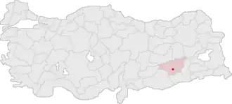 Poziția localității Diyarbakır