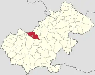 Localizare în cadrul județului