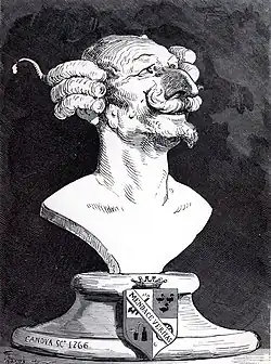 Caricatura baronului Münchhausen