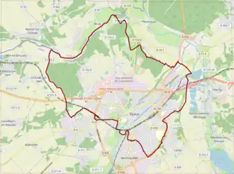 Poziția localității Dreux