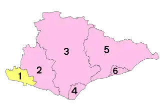 Poziția localității East Sussex