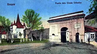 Poarta Șchei și turnul porții Ecaterinei