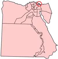 Poziția localității Port Said