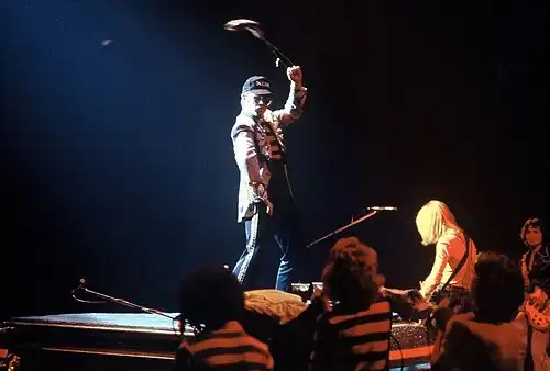 În timpul unui concert, 1975