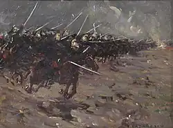 Șarja de cavalerie de Emilian Lăzărescu