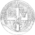 Unul din sigiliile lui  Erik VII de Pomerania, 1398.