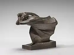 Răzbunătorul; de Ernst Barlach; 1914; bronz; lățime: 58,4&nbsp;cm; National Gallery of Art (Washington D.C.)