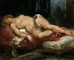 Odaliscă pe un divan - (1825)