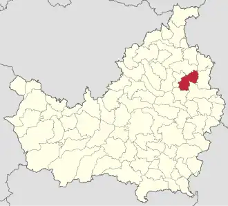 Localizarea comunei în județul Cluj